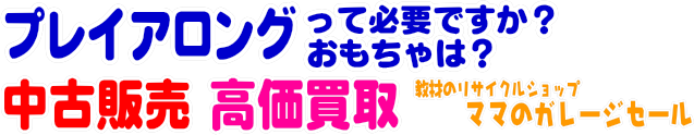 プレイアロングって必要ですか?おもちゃのみはいらない?